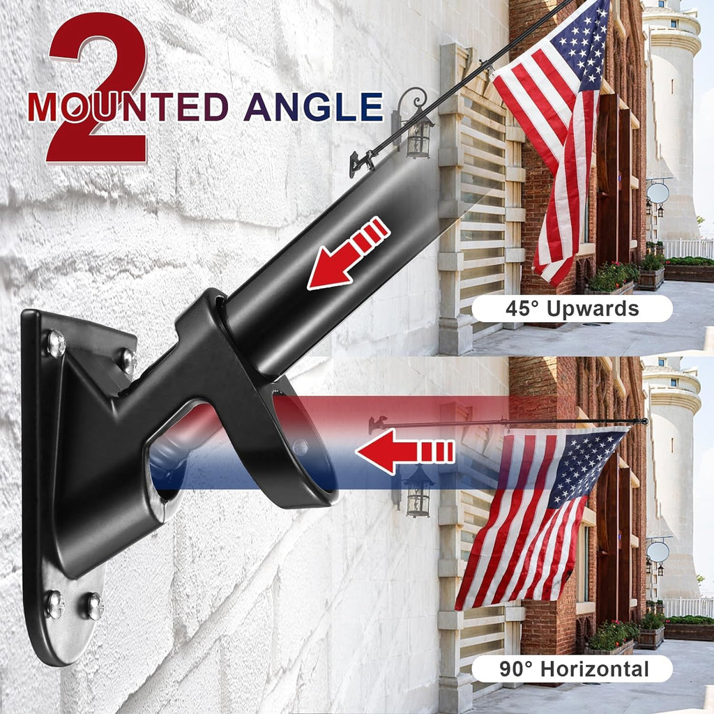 5ft Tangle Free Flag Pole Kit with 3x5 US Flag L18021