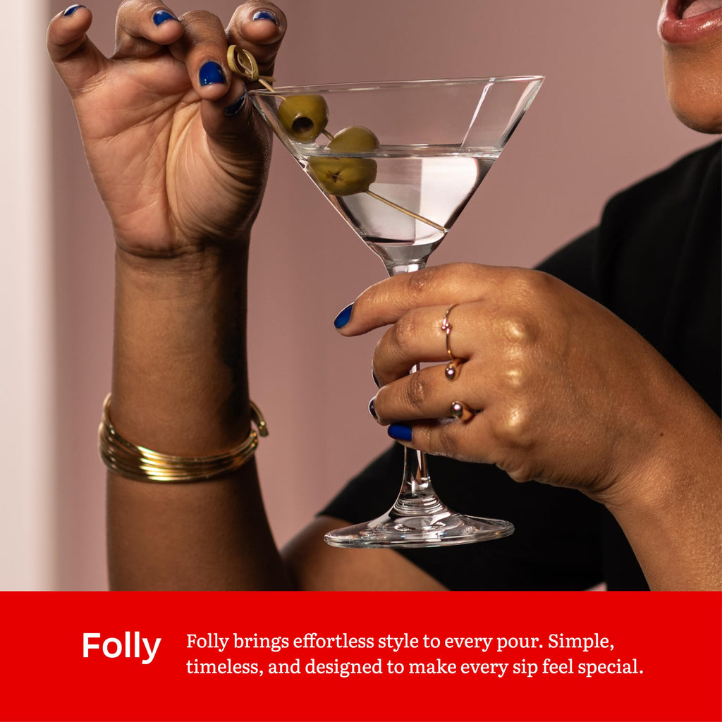 Clear 6 Ounce Martini Glass Set of 6 R30200