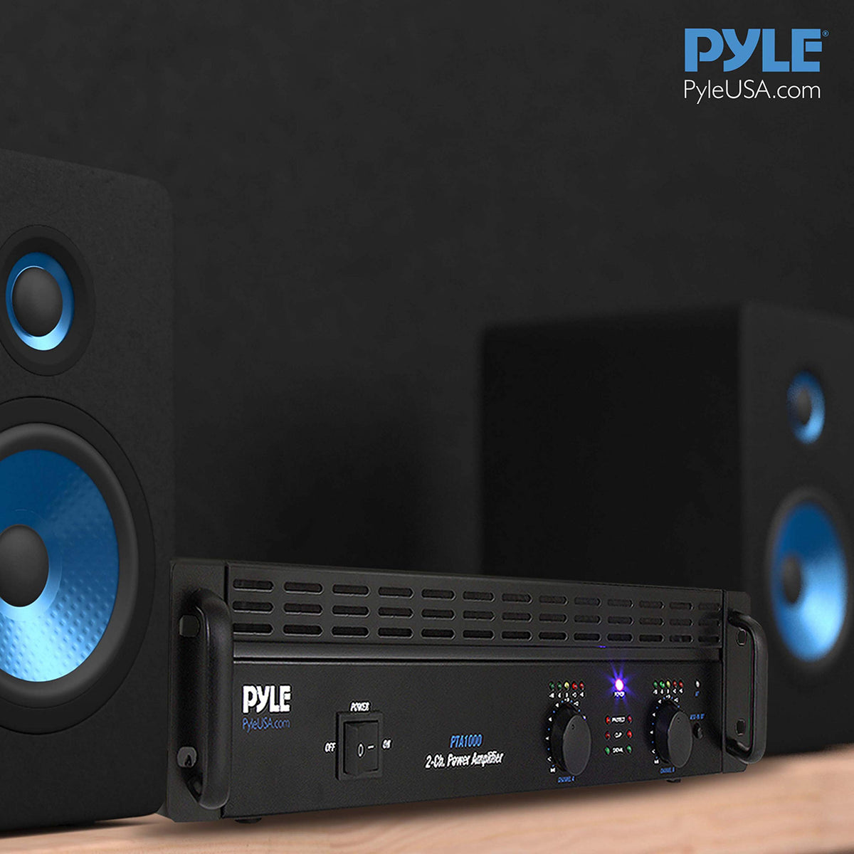 1000 Watt 2-Channel Bluetooth Power Amplifier X63564