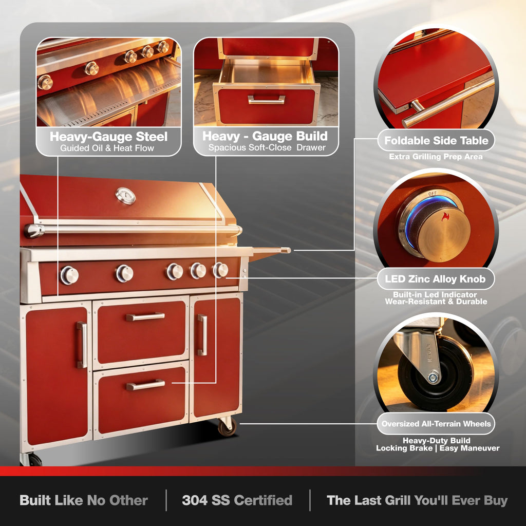 49" 99,000 BTU Stainless Steel Gas Grill J205425