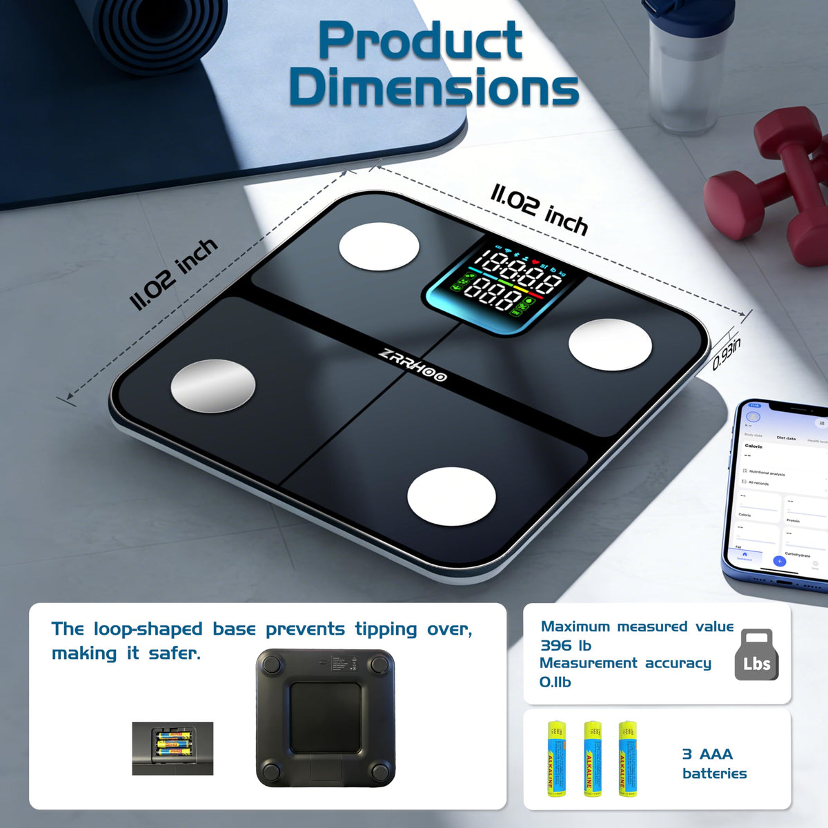 25 Body Composition Bluetooth Digital Weight Scale V992342