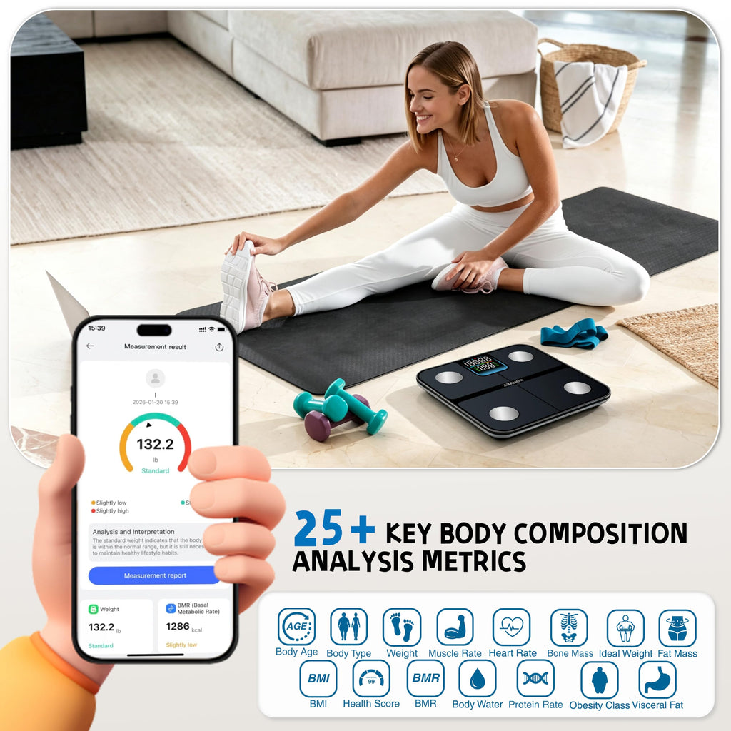 25 Body Composition Bluetooth Digital Weight Scale V992342
