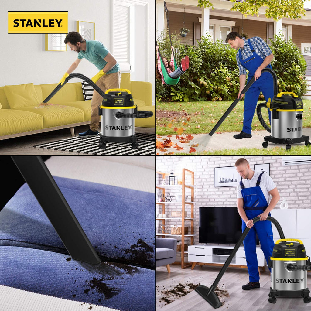 3 Gallon Stainless Steel Wet Dry Shop Vacuum G8102