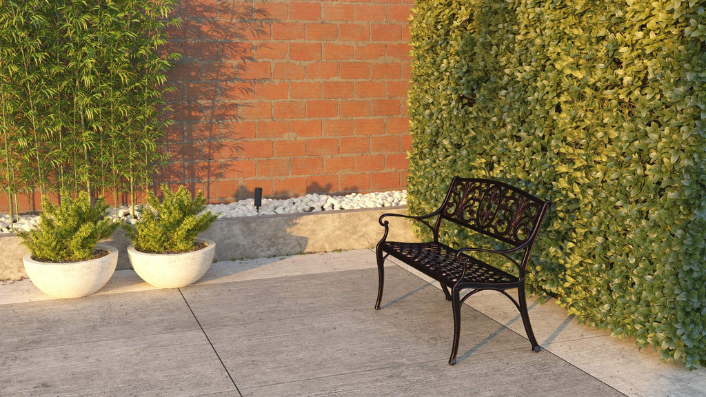 Cast Aluminum Bench B532