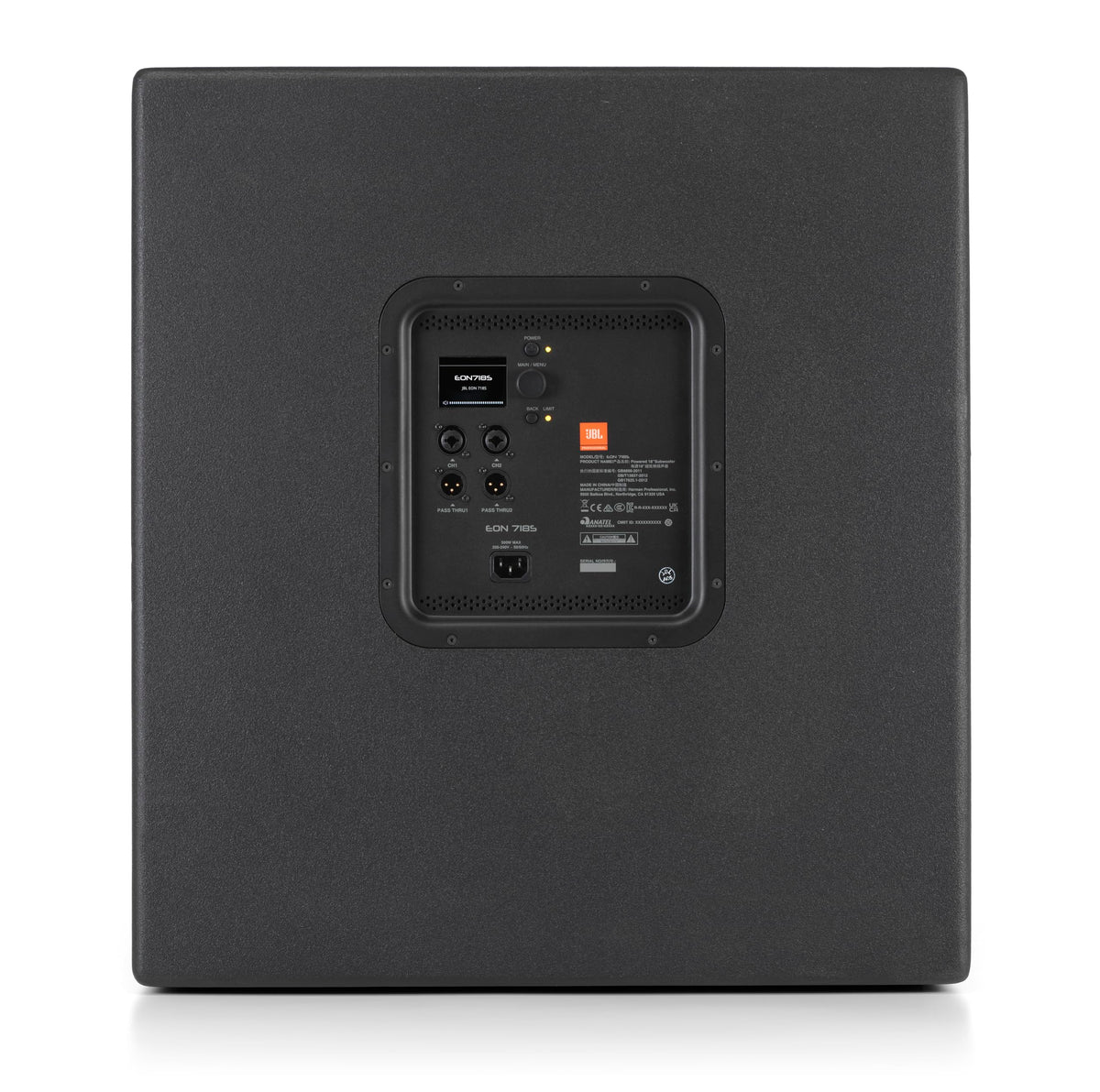 Black 18-inch Powered PA Subwoofer L29523